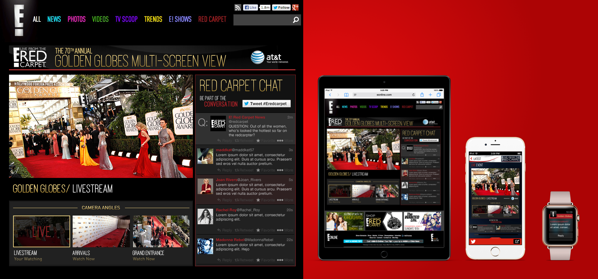 Red Carpet Live Stream